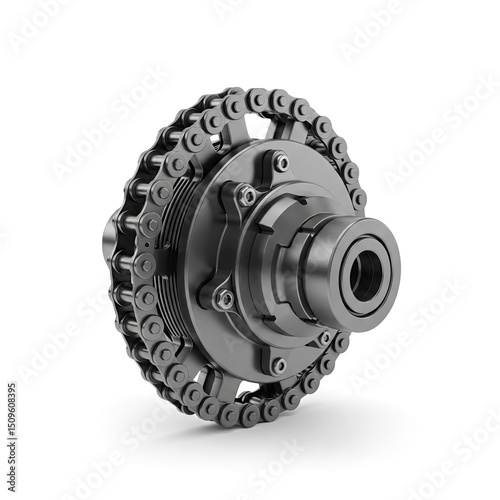 gear wheel isolated on white background