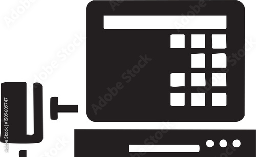 tablet displays a on a laptop screen.