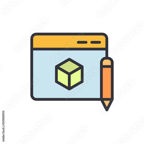 Conceptual Illustration Of Three Dimensional Modeling And Design Process