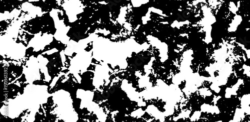 Black and white abstract background, blotches, splashes. Perfect for design, posters or web templates, for wallpaper. white and black spots, paint splatter texture, chaotic blots