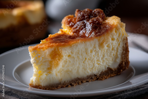 Cheesecake created with Generative AI Technology, ai, generative