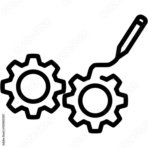 Prototype vector icon ilustration concept