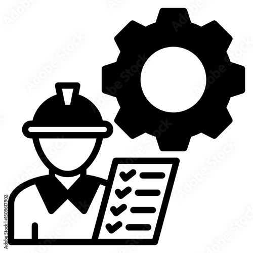 Inspection Process outline mixed icon