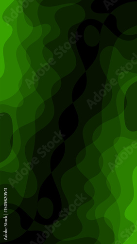 abstract green wave background  template