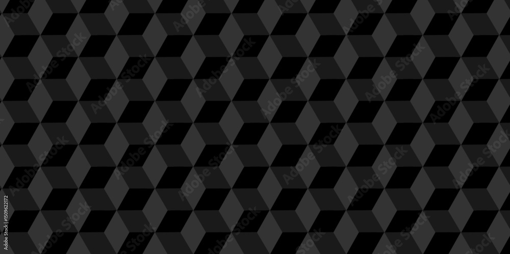 Abstract black cube geometric tile and mosaic wall or grid hexagon technology. black and gray geometric block cube structure texture background.
Abstract black cube geometric tile and mosaic wall or grid hexagon technology. black and gray geometric block cube structure texture background.