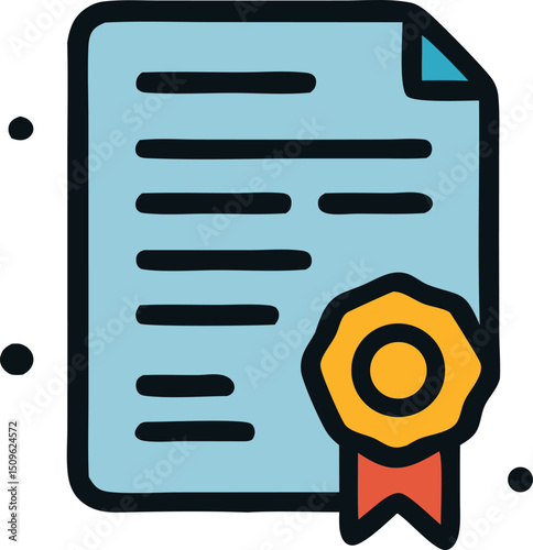 digital certificate icon for crypto currency web design, presentation, graphic and etc

