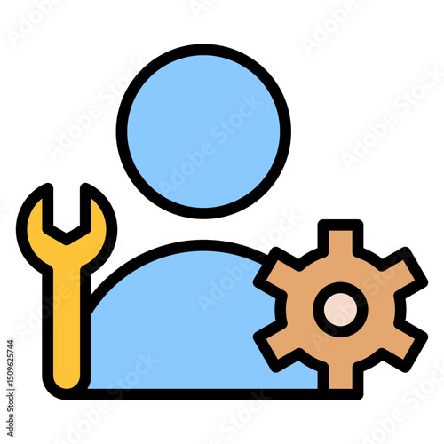 Maintenance Outline Color Icon