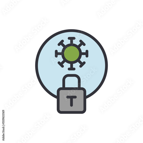 Locking Down Viruses A Concept Of Protection And Security Measures