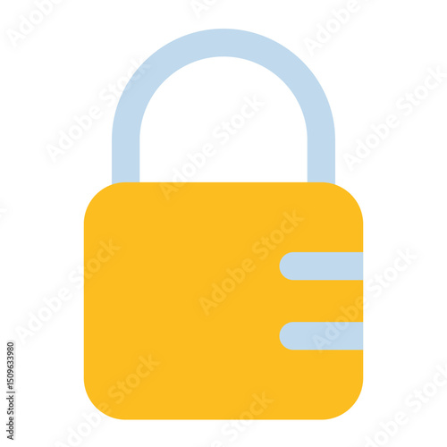 lock icon for illustration