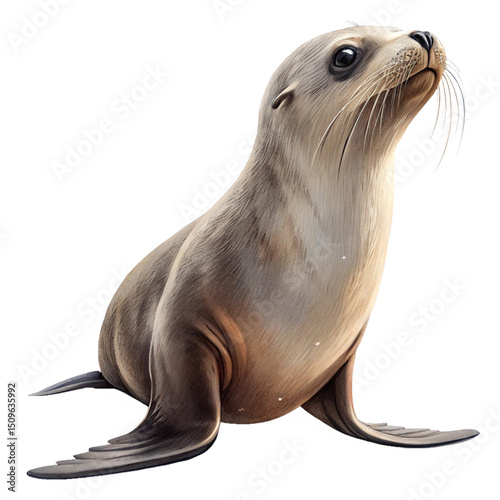 Curious Baby Seal