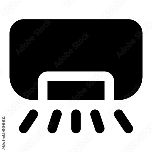 air conditioner icon for illustration