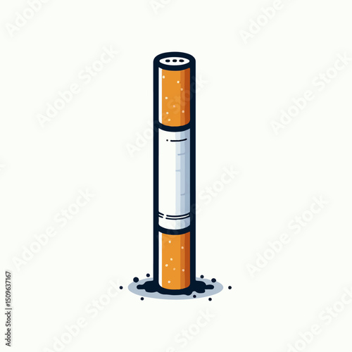 cigarette tobacco vector illustration
