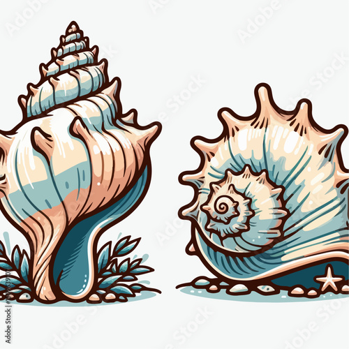 snail vector illustration