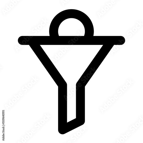 sales funnel icon for illustration