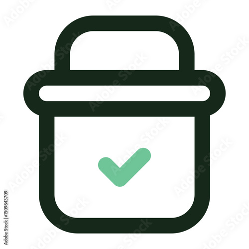 eye scanner icon for illustration