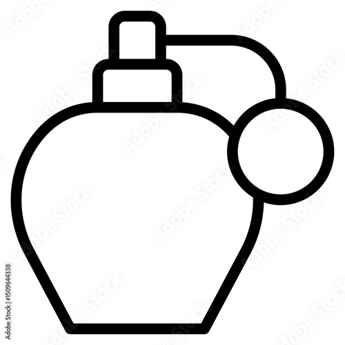 Cosmetic bottle, Skincare Beauty icon in vector illustration perfect for skincare, beauty, and personal care product packaging or UI design projects.