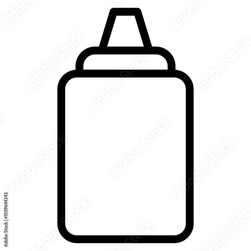 Cosmetic bottle, Skincare Beauty icon in vector illustration perfect for skincare, beauty, and personal care product packaging or UI design projects.