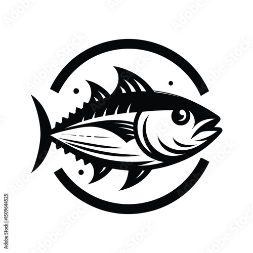 Tuna fish illustration