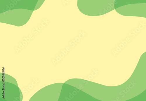 abstract simple background with a combination of bright green and yellow colors