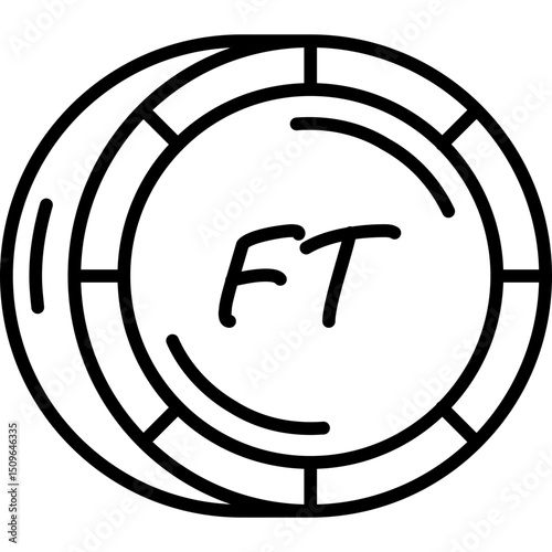 Hungary HUF Coin Icon