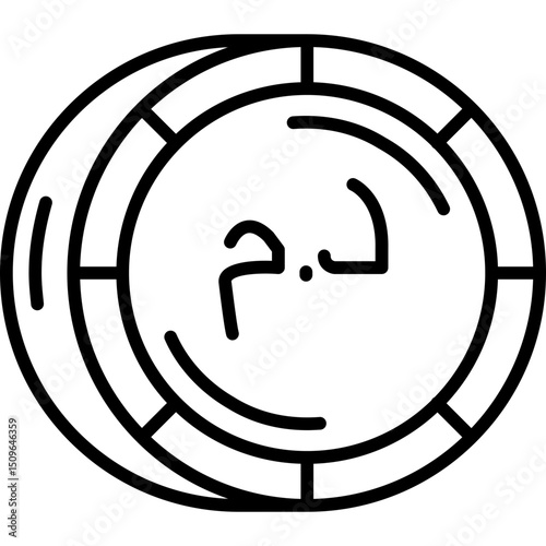 Morocco dirhim Coin Icon