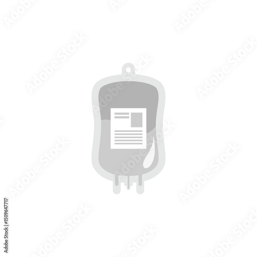 infusion bag vector illustration