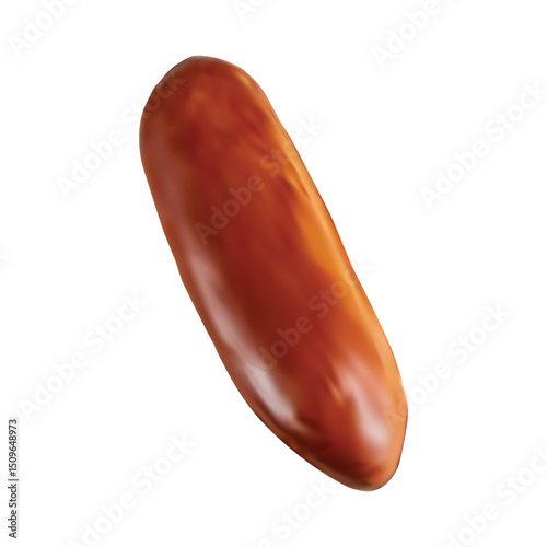 burger bun illustration vector base drawing on white background Vol 01