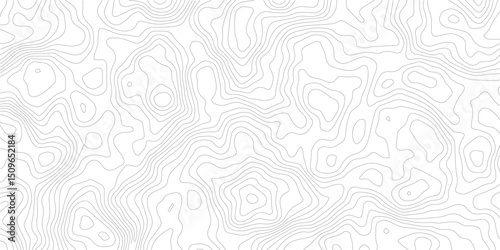 Topographic map patterns, topography line map. Vintage outdoors style. World map Template. Stock vector