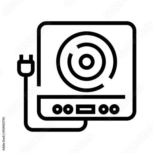 electric stove icon	