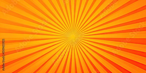 Sunlight abstract background. orange color burst background. Vector illustration. 