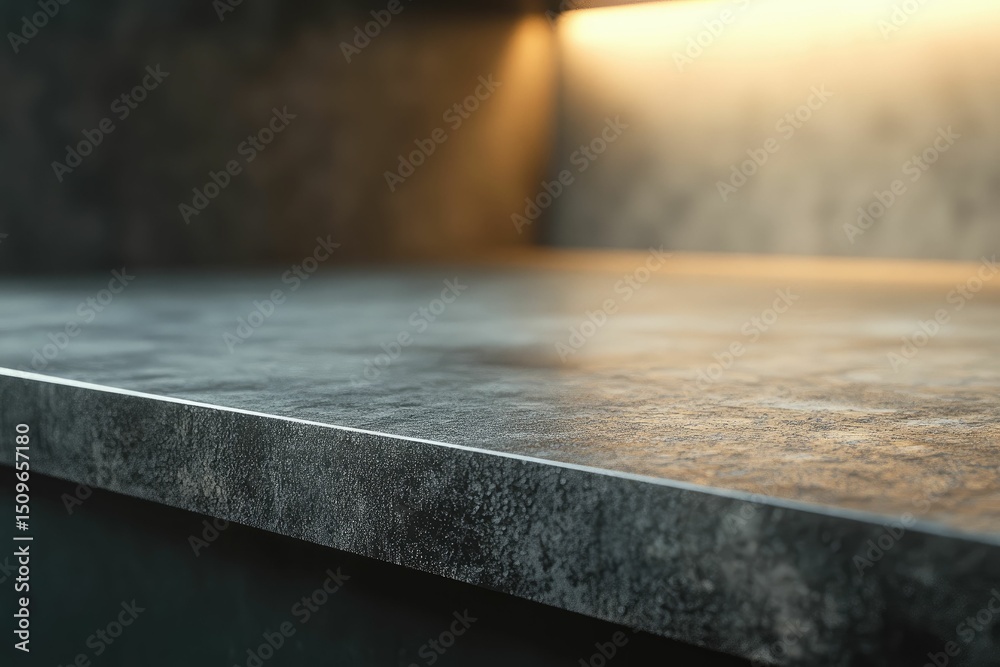 Obraz premium Modern dark gray countertop