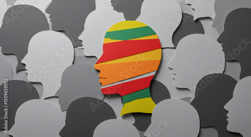 Diversity and Inclusion Concept: One Unique Identity