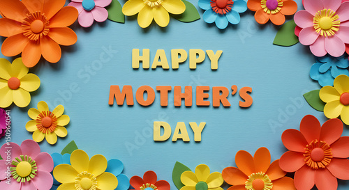Happy Mother's Day floral greeting