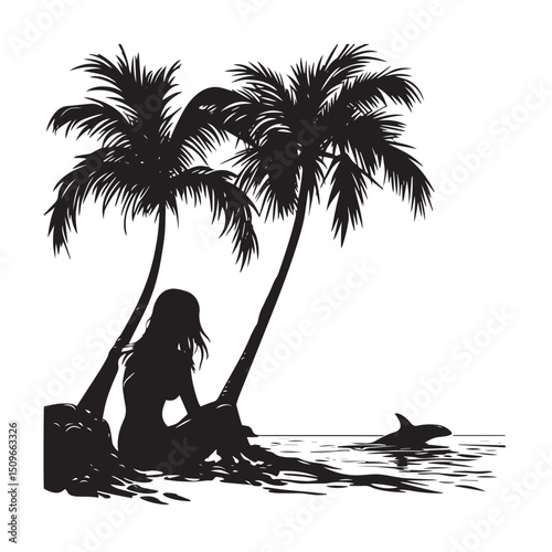 girl on the beach