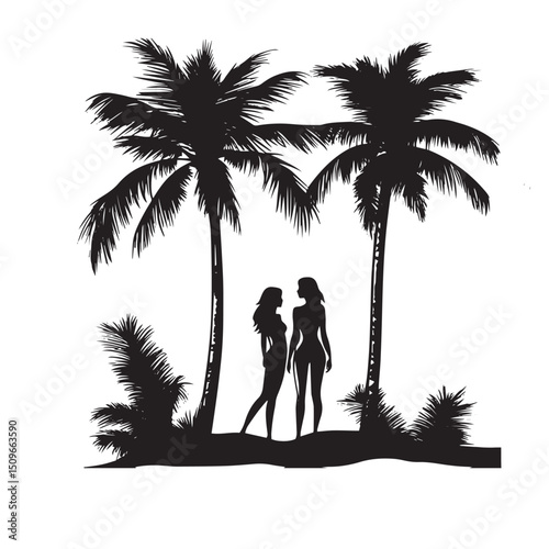 couple on the beach