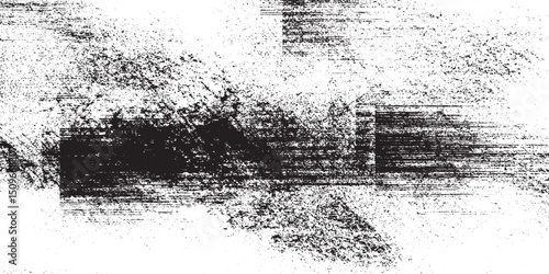  Dirty grainy and scratches different distressed black grain texture. Distress overlay vector  Old dusty grain film overlay. Scratched dotted texture.