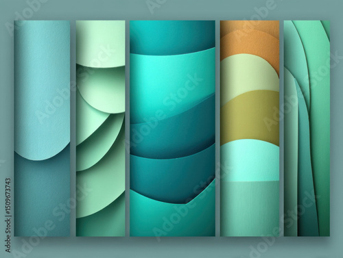 A collection of abstract te...