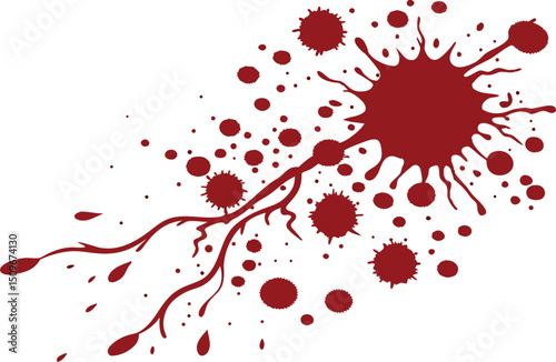 Blood Splatter Illustration
