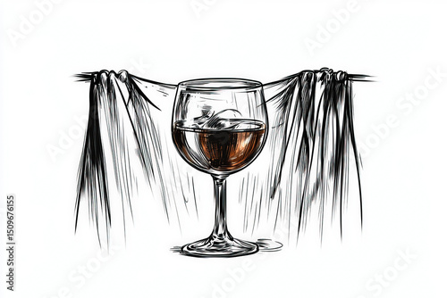 Wine sketch: A sophisticate...