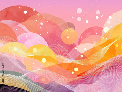 Abstract Bubble Background