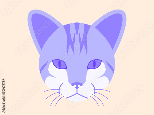 Cat  icon. Pets vector icon. Simple flat icon.