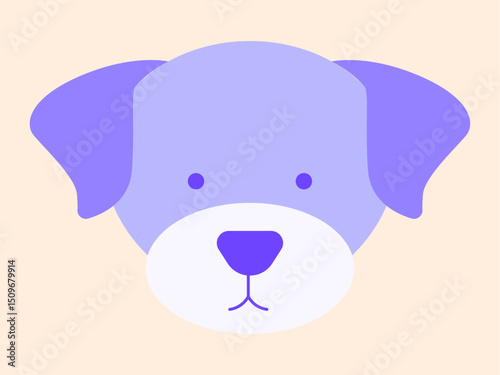 Puppy icon. Pets vector icon. Simple flat icon.