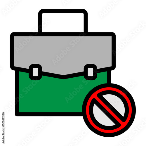 ID Card Vector Filled Icon Design