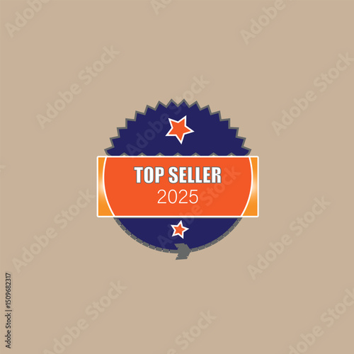 top seller badge design