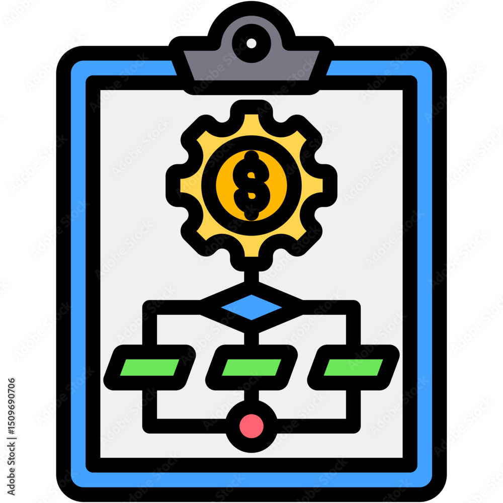 Financial Model Icon Financial Model Icon