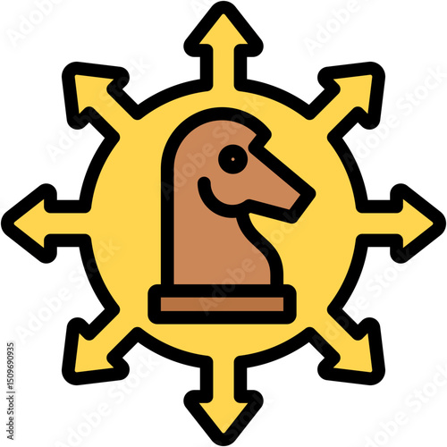 Expansion Strategy Icon