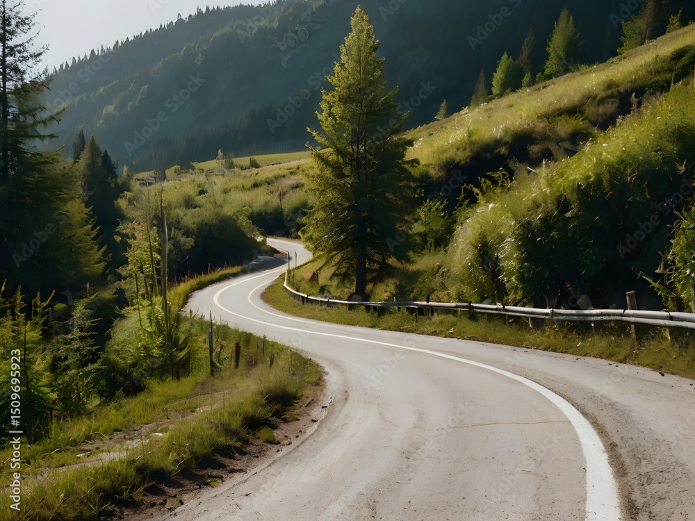 Fototapeta premium mountain road