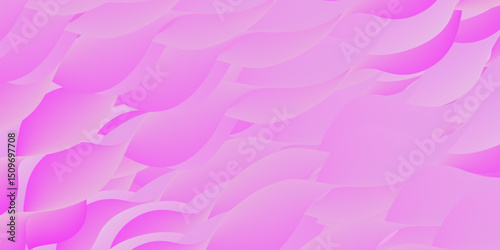 Abstract pink background with soft purple silk texture and light wave pattern