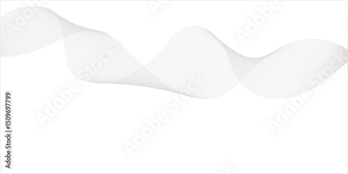 Abstract white smoke waves on a light blue vector background