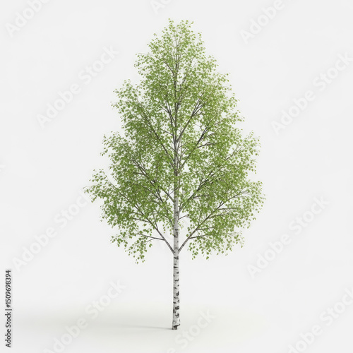 tree isolated on white